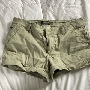 Green shorts Abercrombie and Fitch